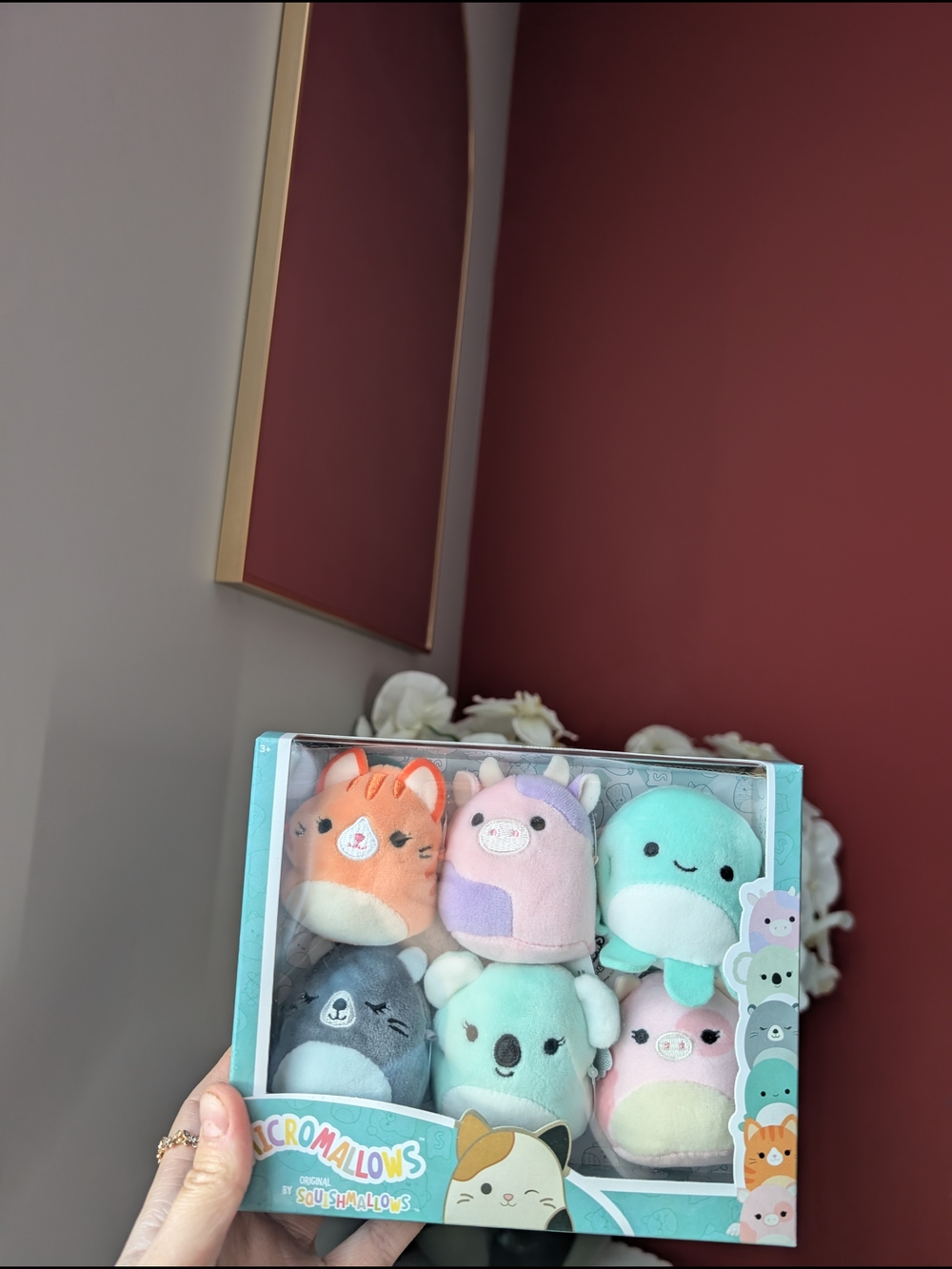 Micromallows Plush Small Pet Toy Set - Pastel Multicolor